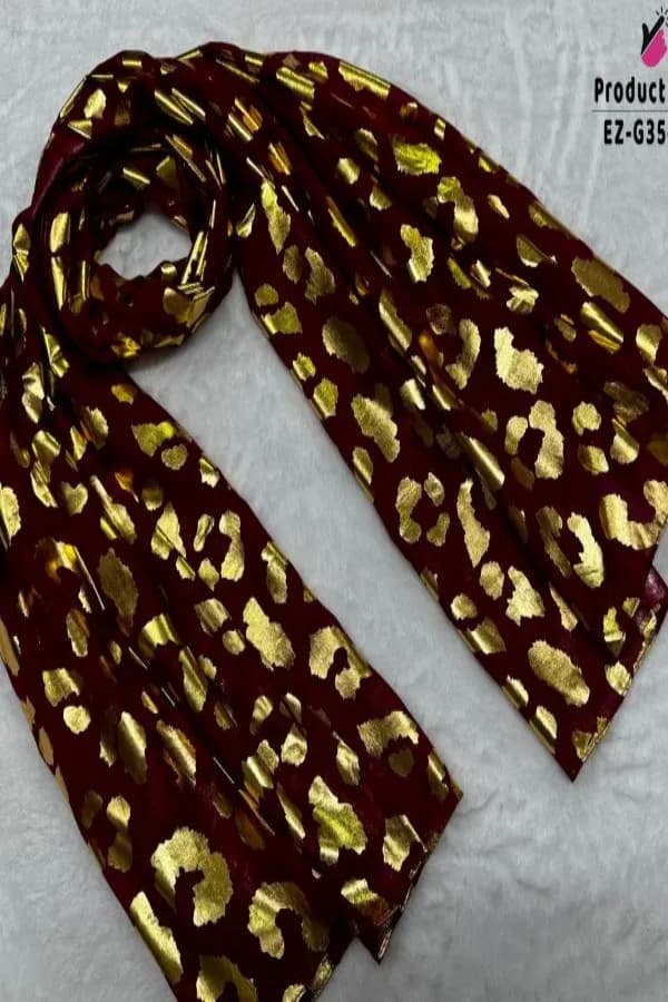 Supper Exclusive Foil Print Hijab