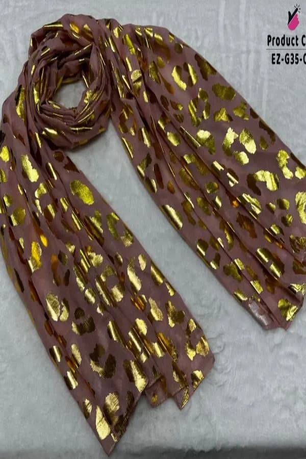 Supper Exclusive Foil Print Hijab