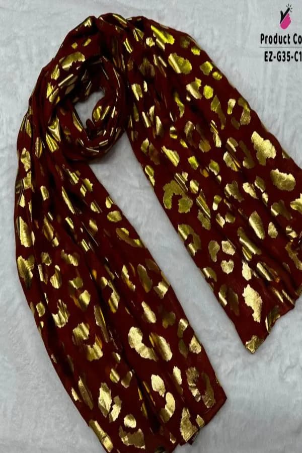 Supper Exclusive Foil Print Hijab