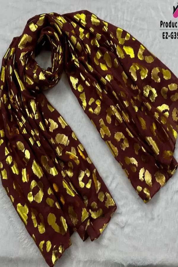 Supper Exclusive Foil Print Hijab