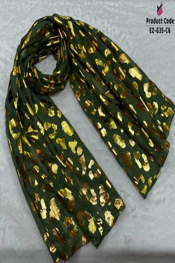 Supper Exclusive Foil Print Hijab