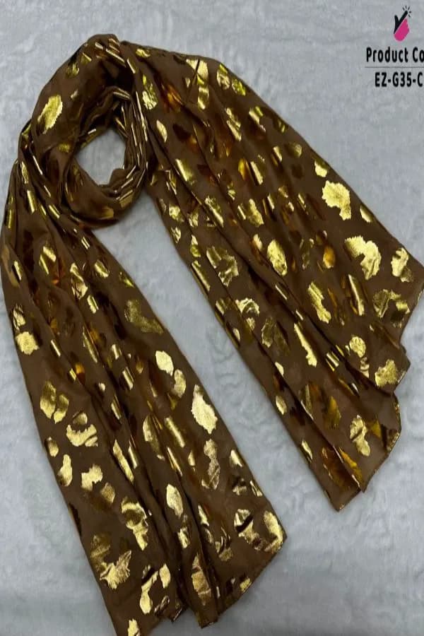 Supper Exclusive Foil Print Hijab