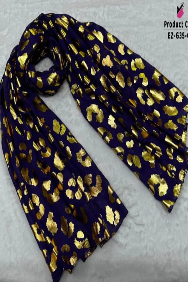 Supper Exclusive Foil Print Hijab