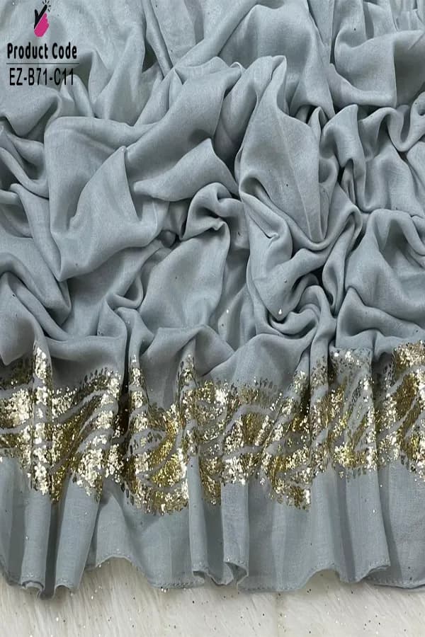 Zori work Cotton Hijab
