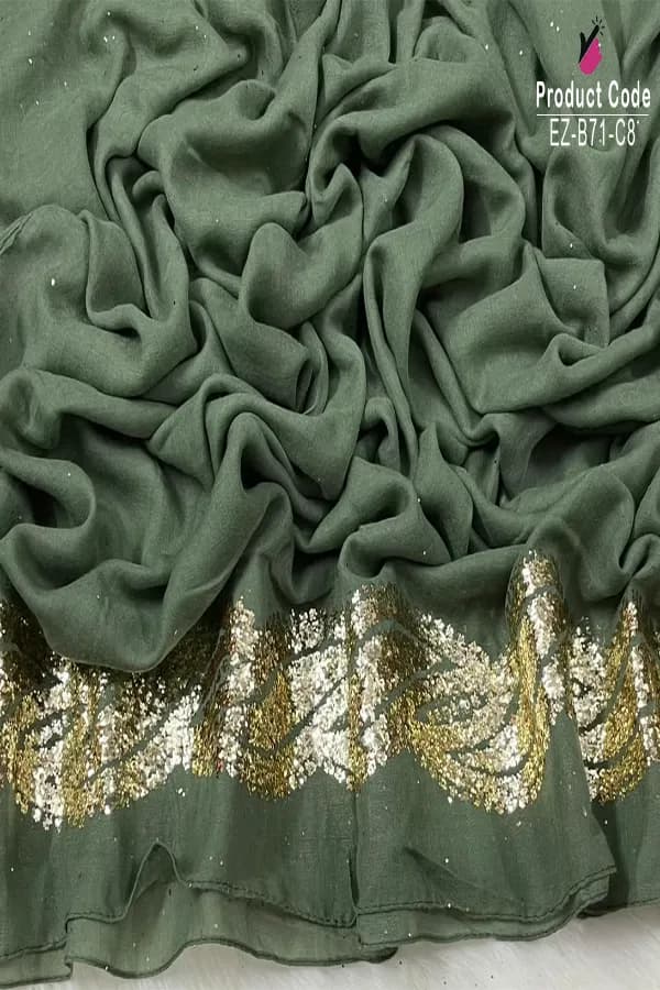 Zori work Cotton Hijab