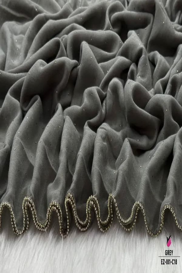 Zipper Border ❤️❤️
All Over Stone Party Cotton HIJAB🧕🧕