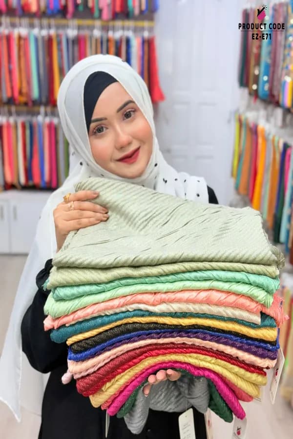 Exclusive Crepe Shimmer Hijab