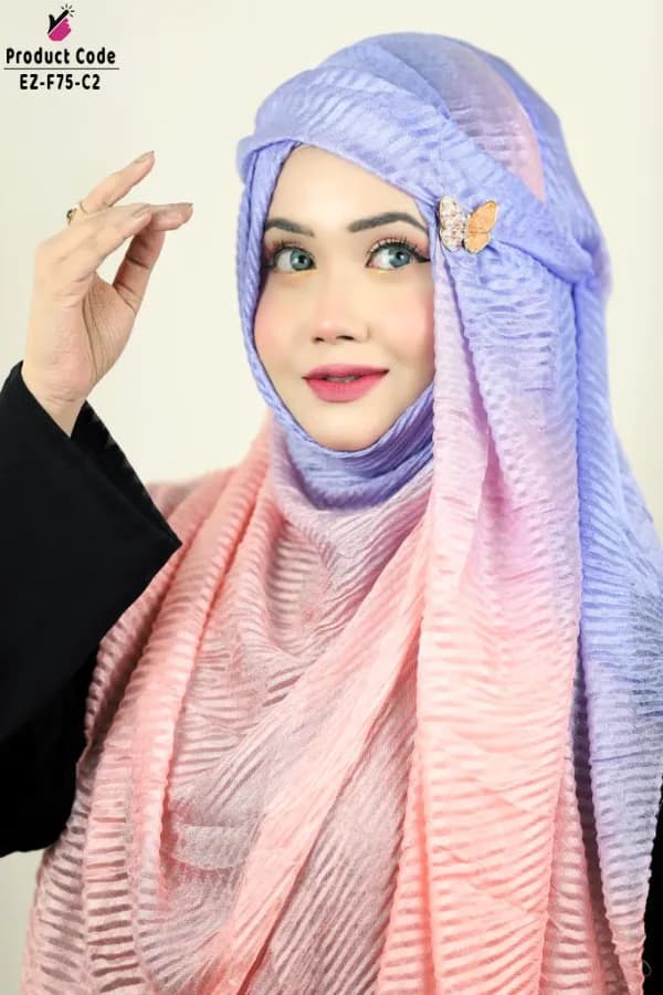 Supper Exclusive Turkish Silk Shaded hijab