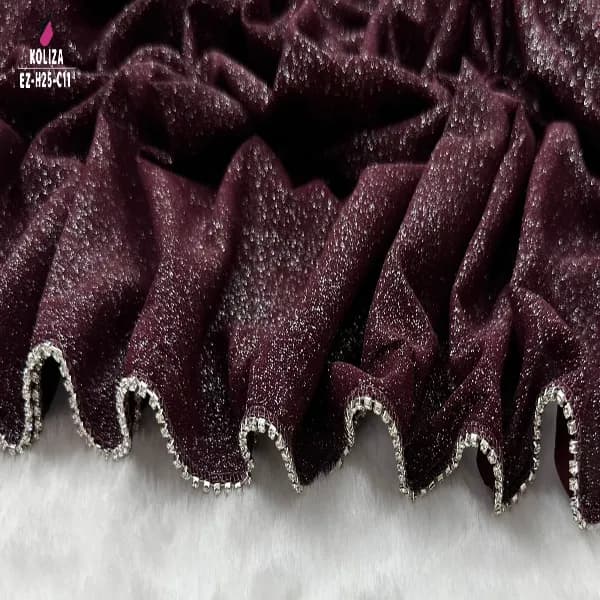 Exclusive Zipper Border Hijab