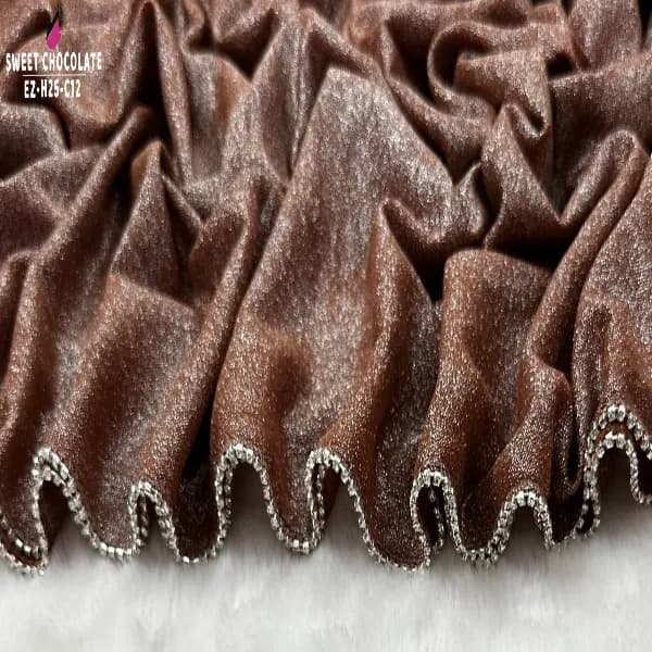 Exclusive Zipper Border Hijab