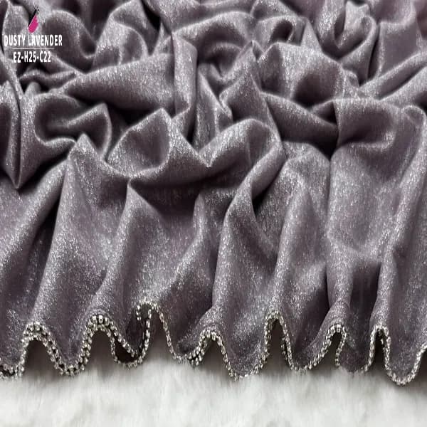 Exclusive Zipper Border Hijab