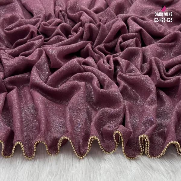 Exclusive Zipper Border Hijab