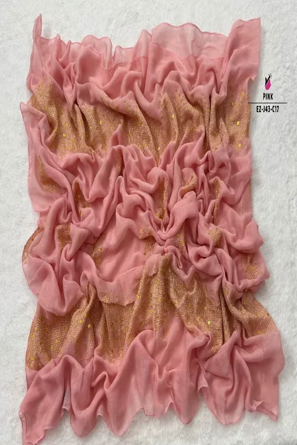 Embroidery Sequins Work HIJAB