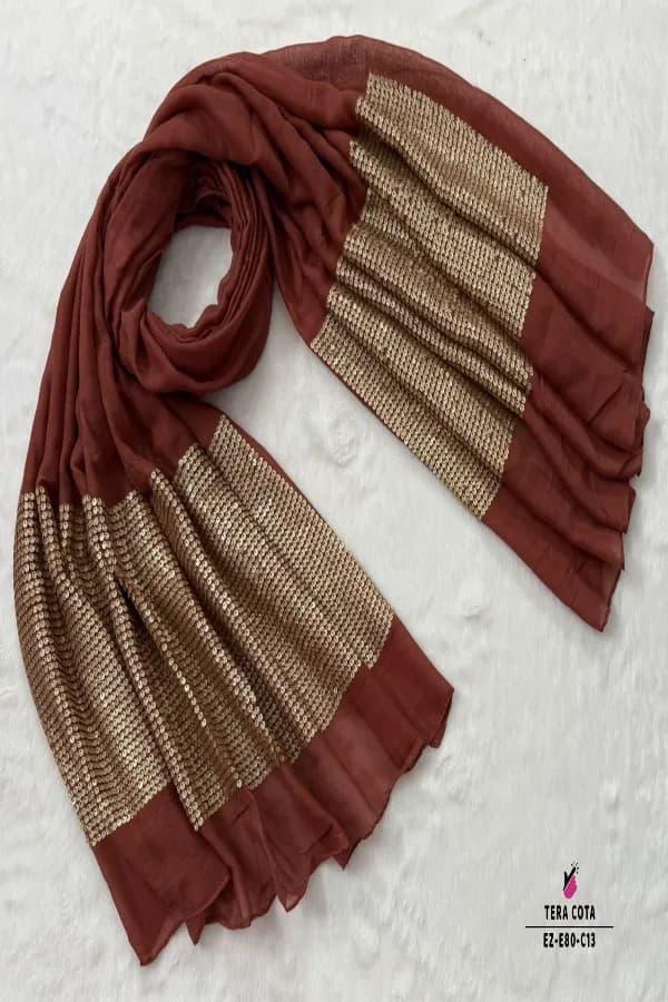 Super Gorgeous 💕💕
Both Side  Sequence Work HIJAB🧕