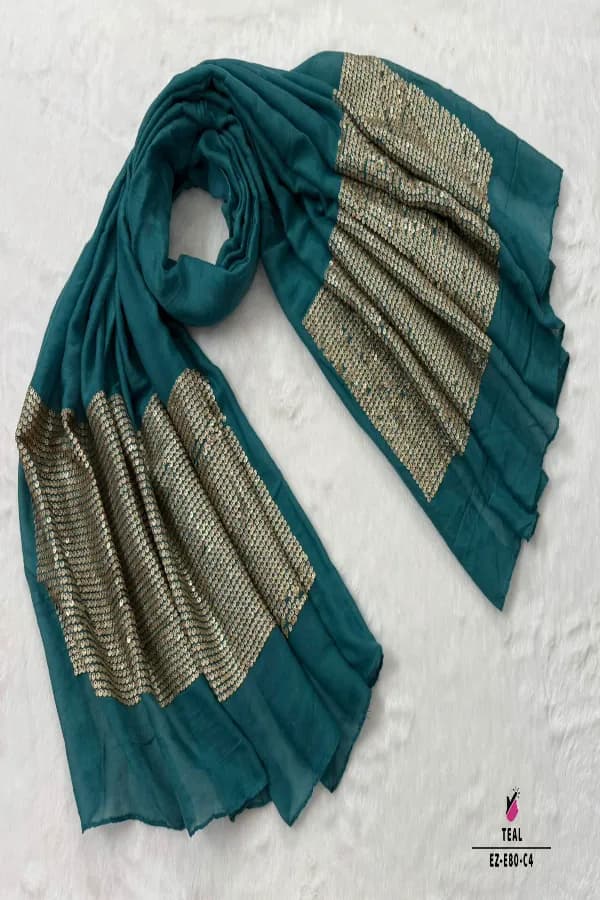 Super Gorgeous 💕💕
Both Side  Sequence Work HIJAB🧕