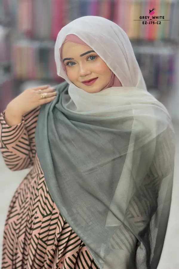 Feather Touch Shaded Hijab
