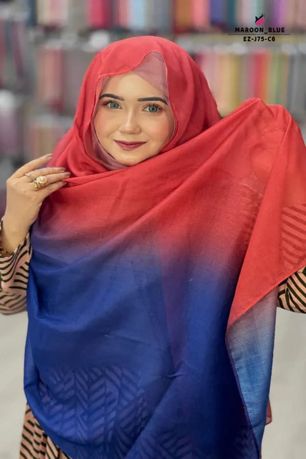 Feather Touch Shaded Hijab
