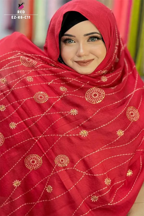 Mandala Embroidery HIJAB