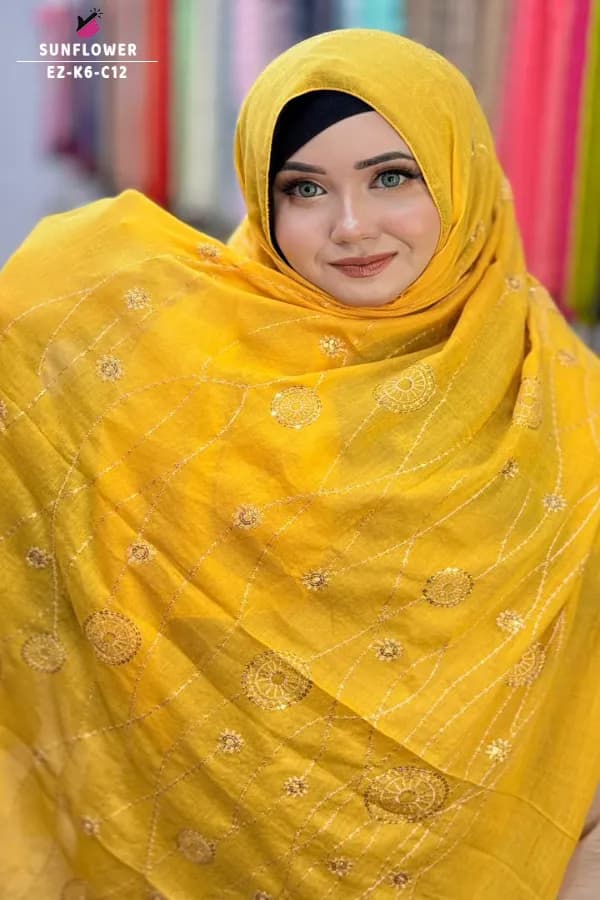 Mandala Embroidery HIJAB