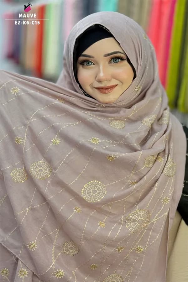 Mandala Embroidery HIJAB