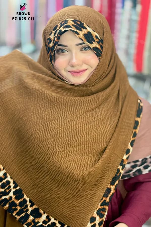 EXCLUSIVE LEOPARD PRINTED HIJAB