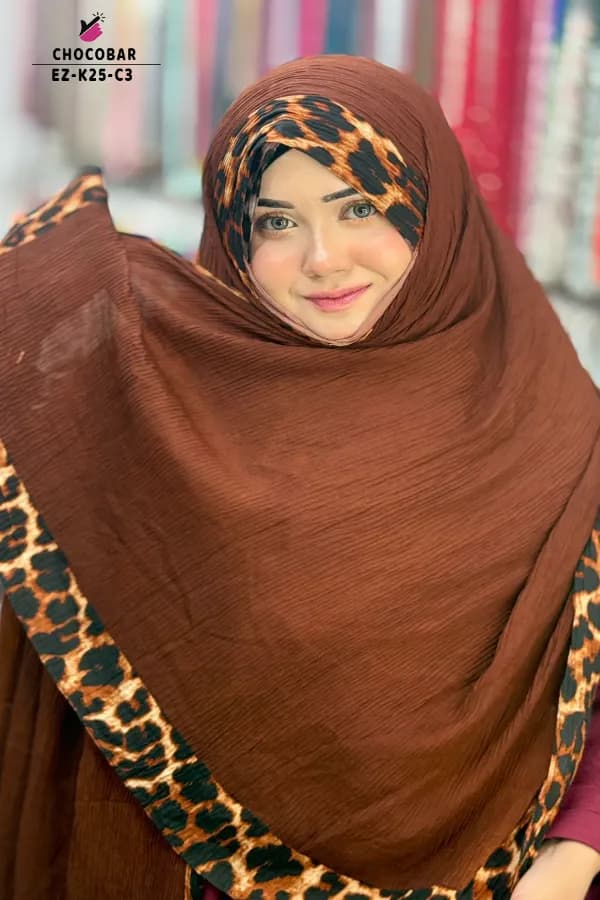 EXCLUSIVE LEOPARD PRINTED HIJAB