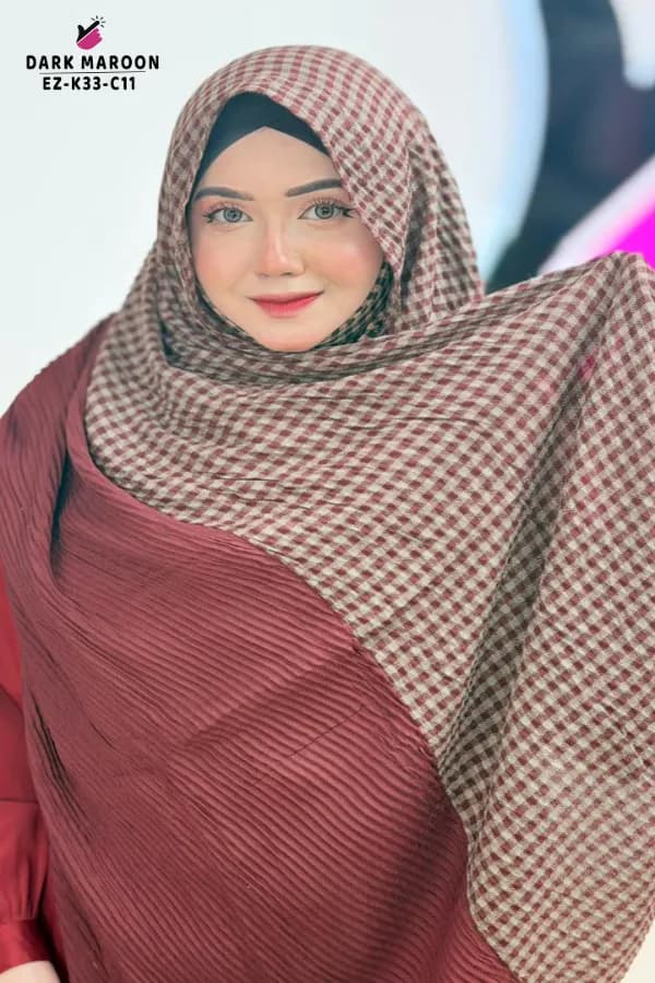 TWINS WAVE HIJAB WITH BAMBO TASSEL🧕🧕