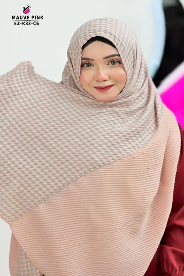 TWINS WAVE HIJAB WITH BAMBO TASSEL🧕🧕