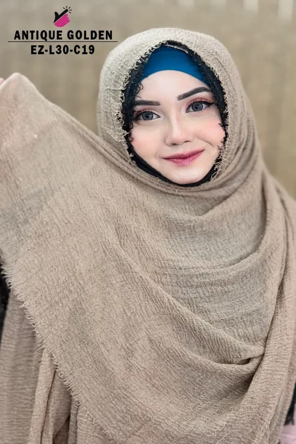 Crinkle Glitter Hijab