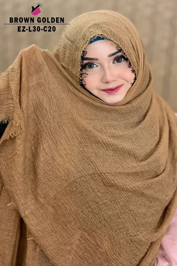 Crinkle Glitter Hijab