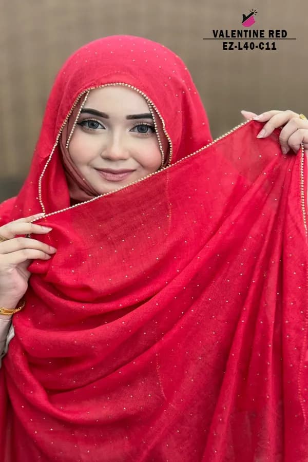 Zipper Stone Hijab