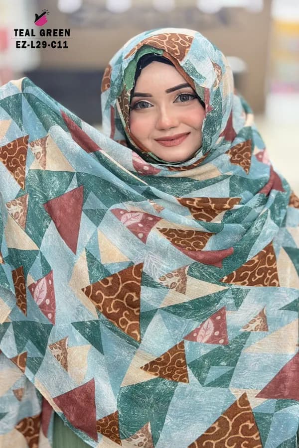 Printed hijab