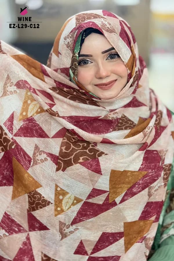 Printed hijab