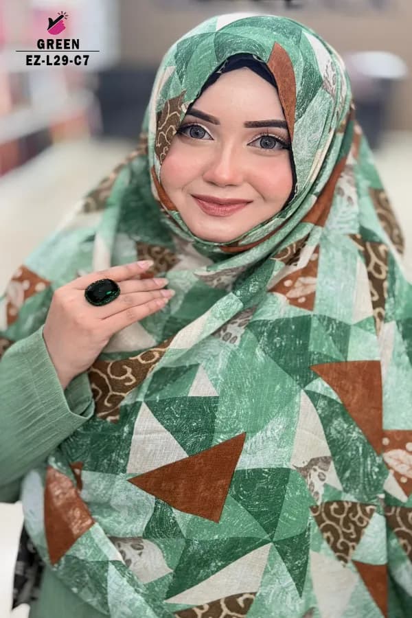 Printed hijab
