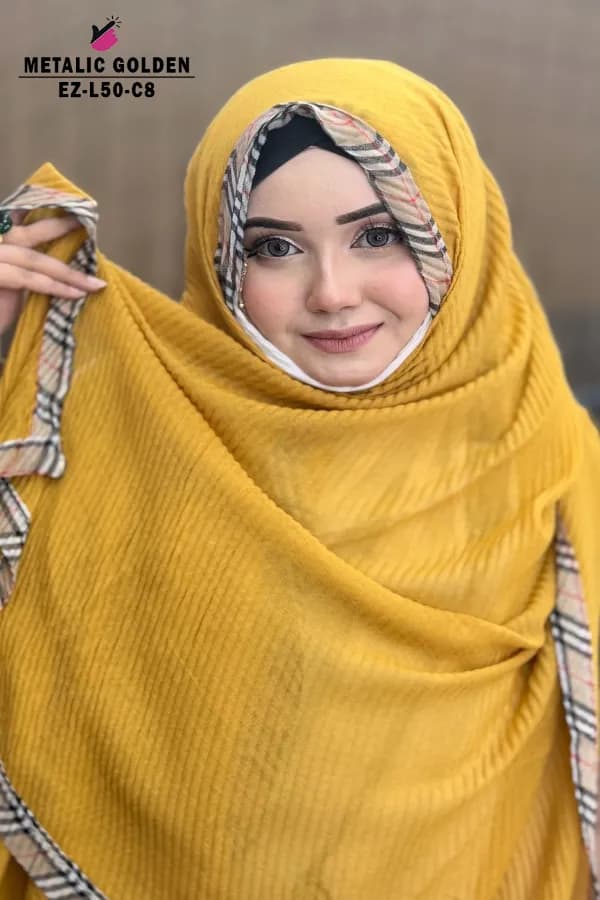 Branded Border hijab