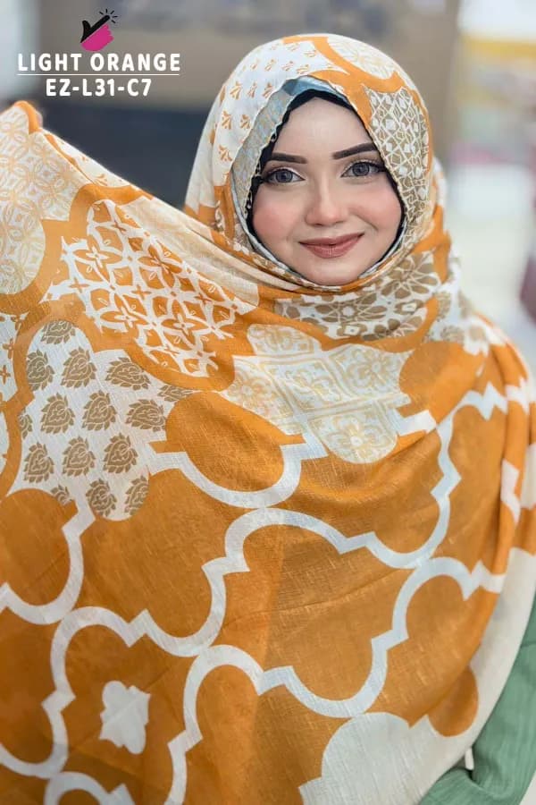 Printed hijab