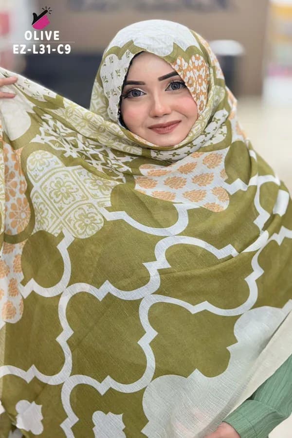 Printed hijab