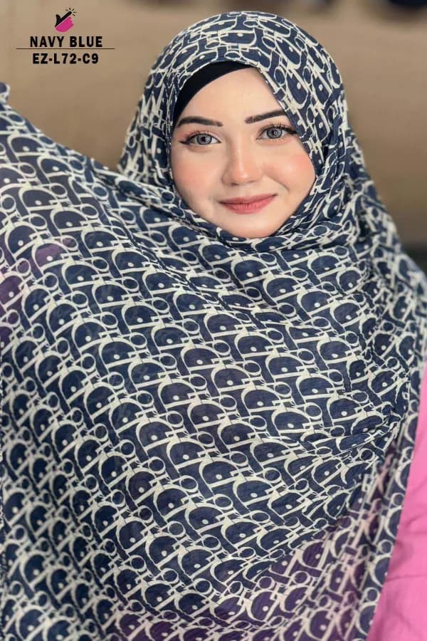 PRINTED WITH TASSEL HIJAB
