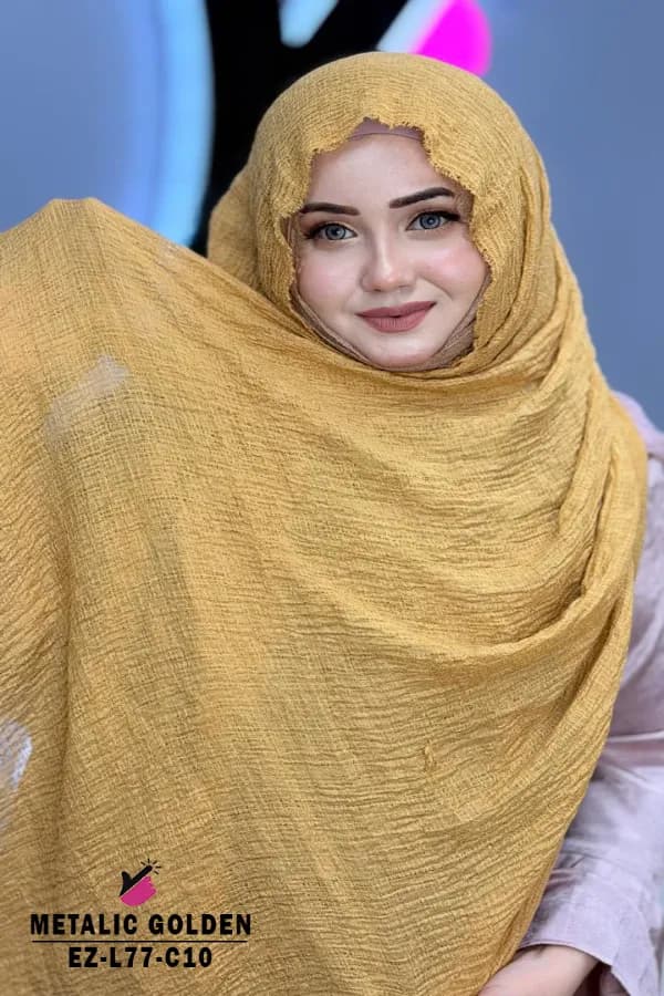 GRID COTTON HIJAB
