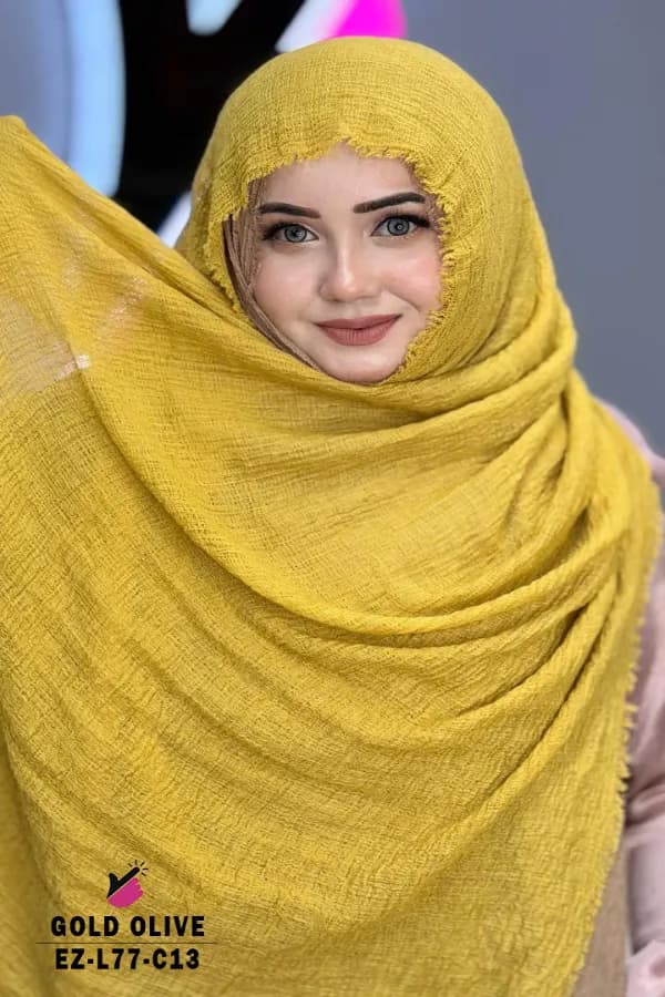 GRID COTTON HIJAB