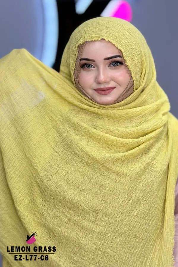 GRID COTTON HIJAB