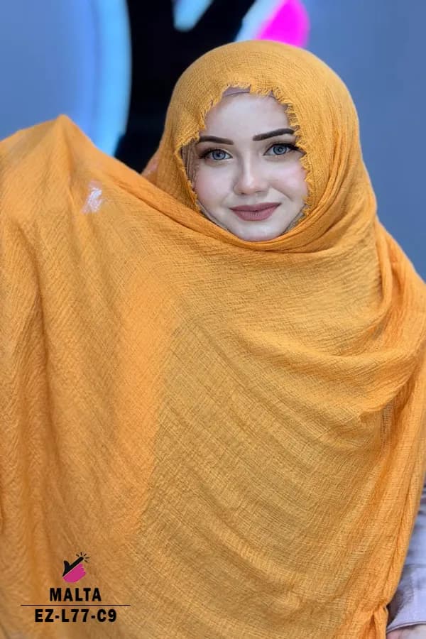 GRID COTTON HIJAB