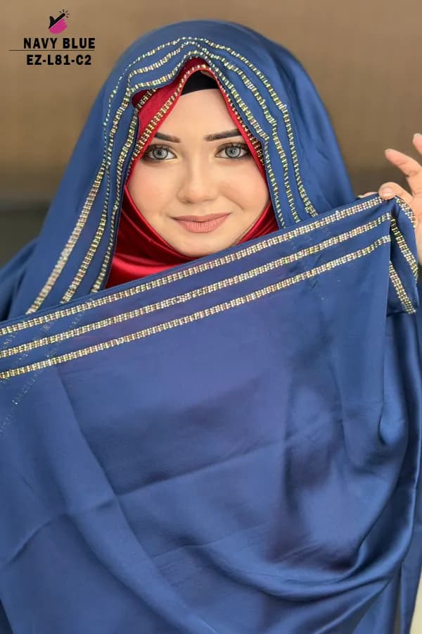 Gold Jewellery Stone Hijab