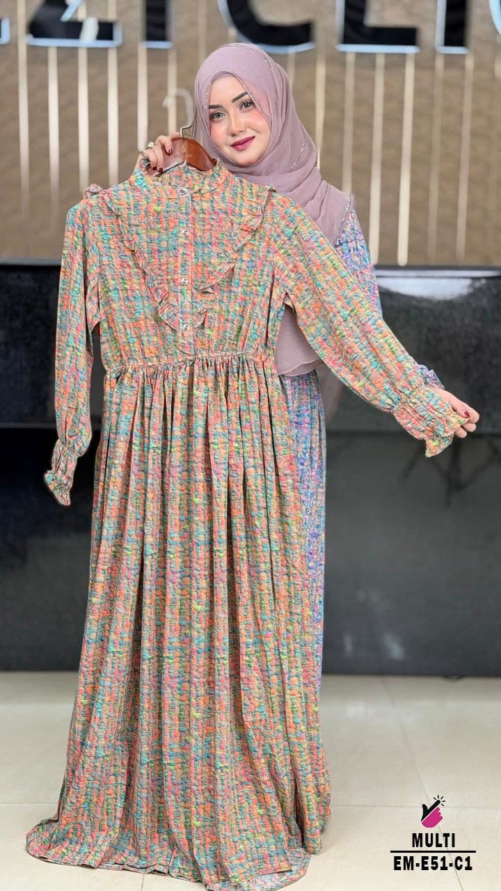 Printed Gown E "Elenia"