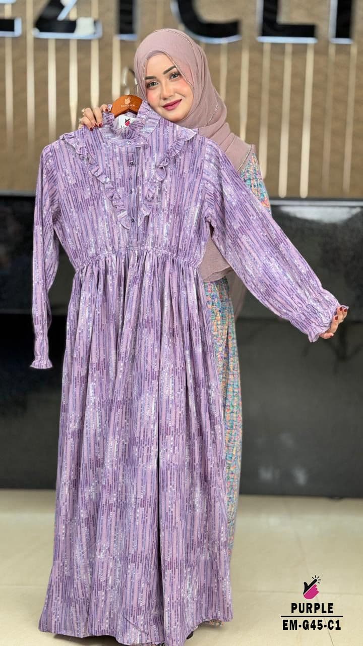 Printed Gown E "Elenia"