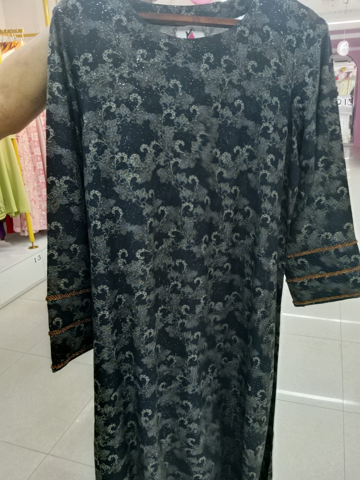 Printed Abaya