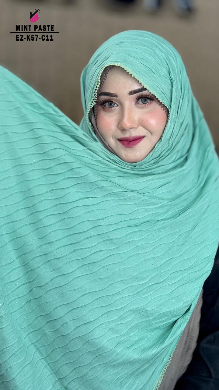 Ripple Crush Gazra Hijab
