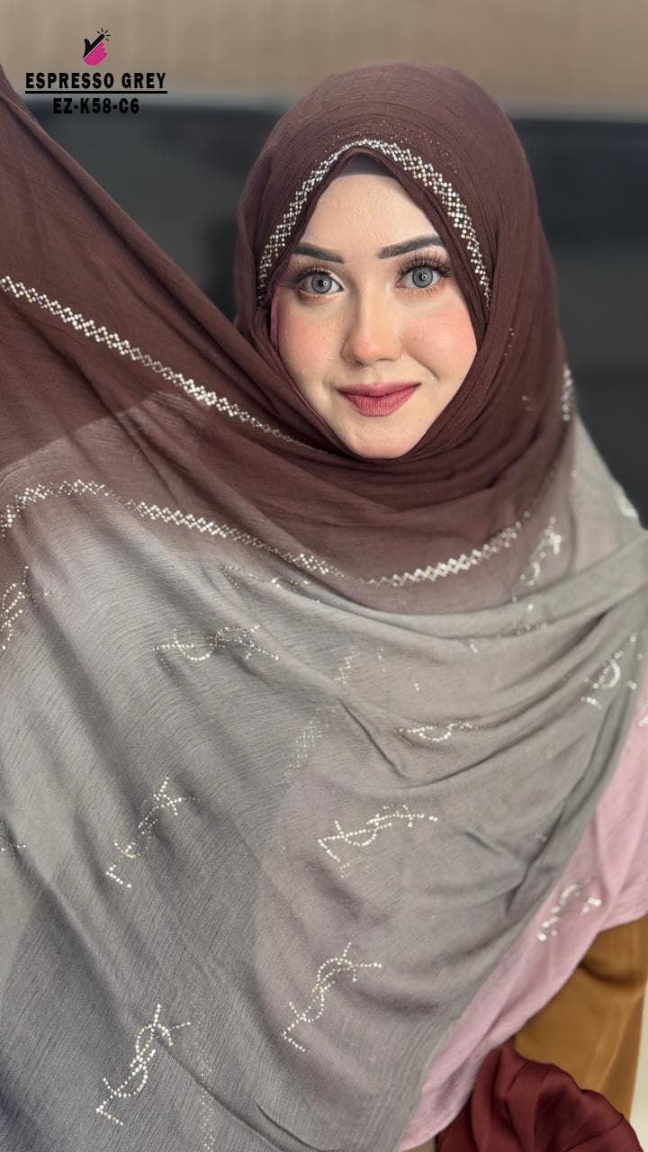 Branded Rayon Stone Hijab