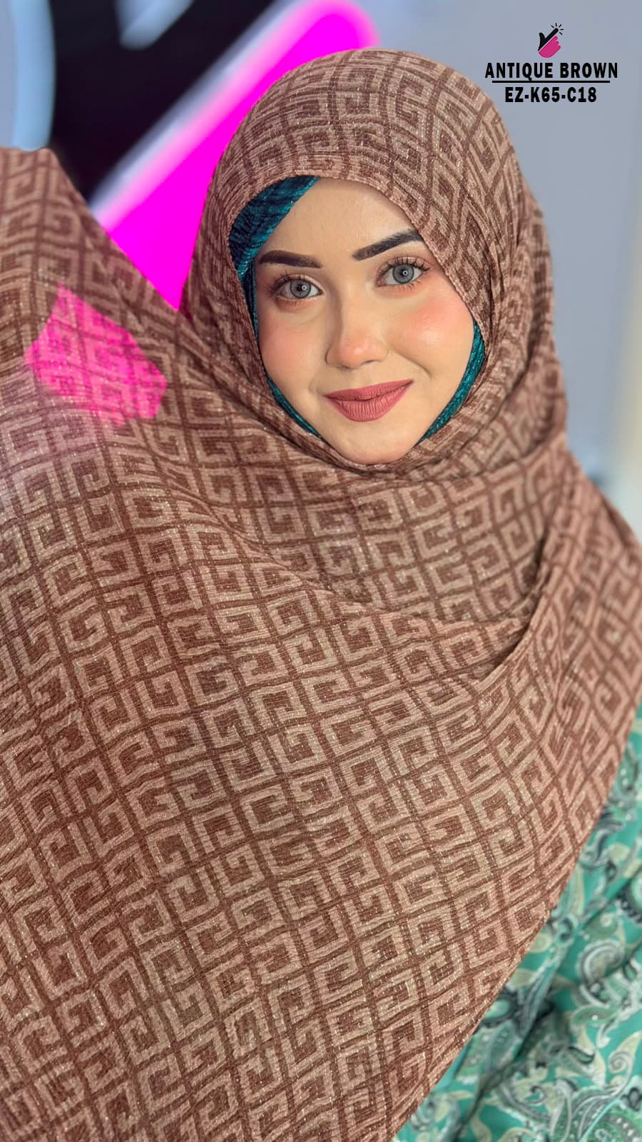 Branded Candy Shimmer Hijab