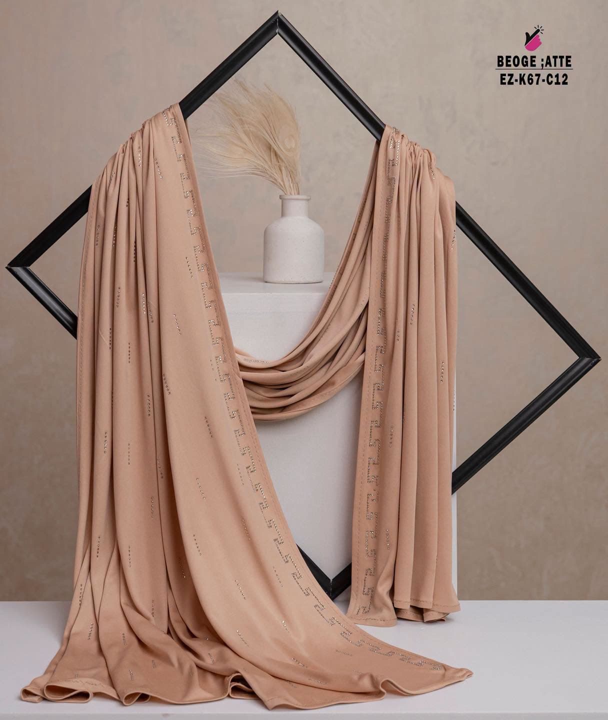 Stone Work Hijab